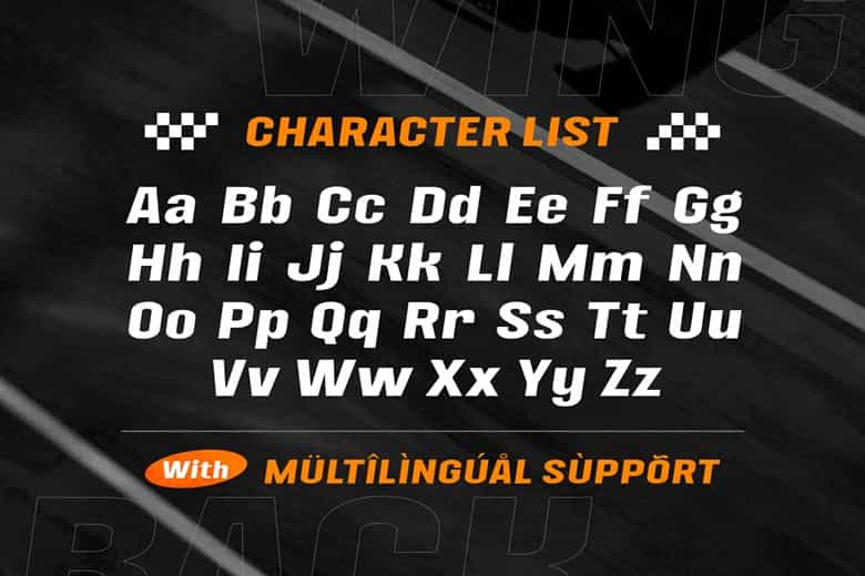Wingback Font Image 2