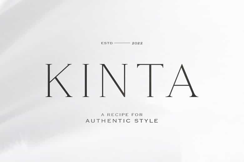 Kinta Font Image 1