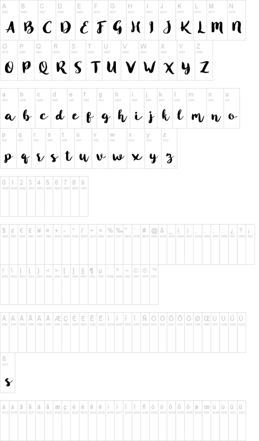 Blusty Script Font Image 2