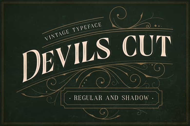 Devils Cut Font Image 1