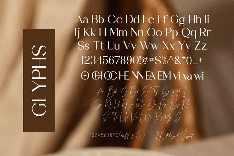 Chovilane Font Image 3