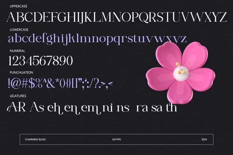 Charming Blues Font Image 3