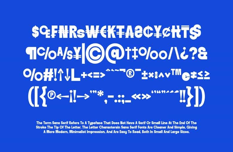 Unibile Font Image 3