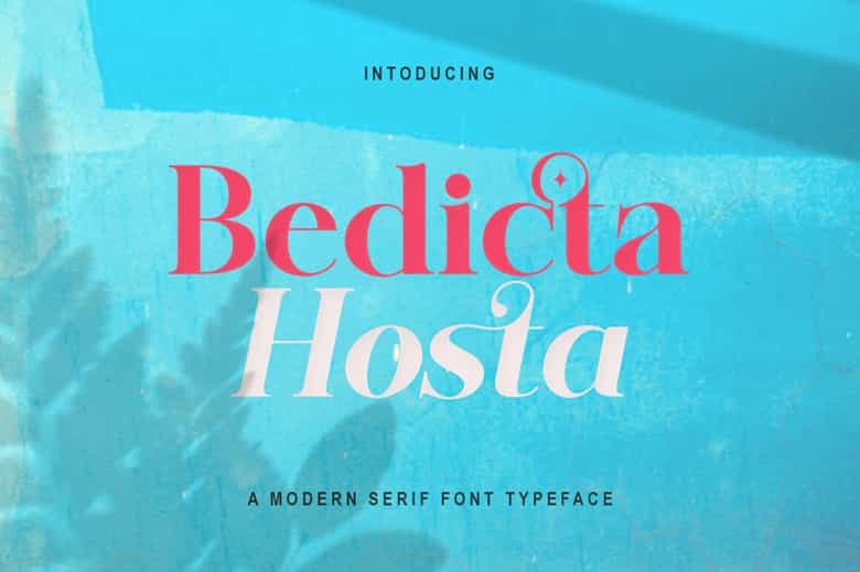 Bedicta Hosta Font Family Image 1