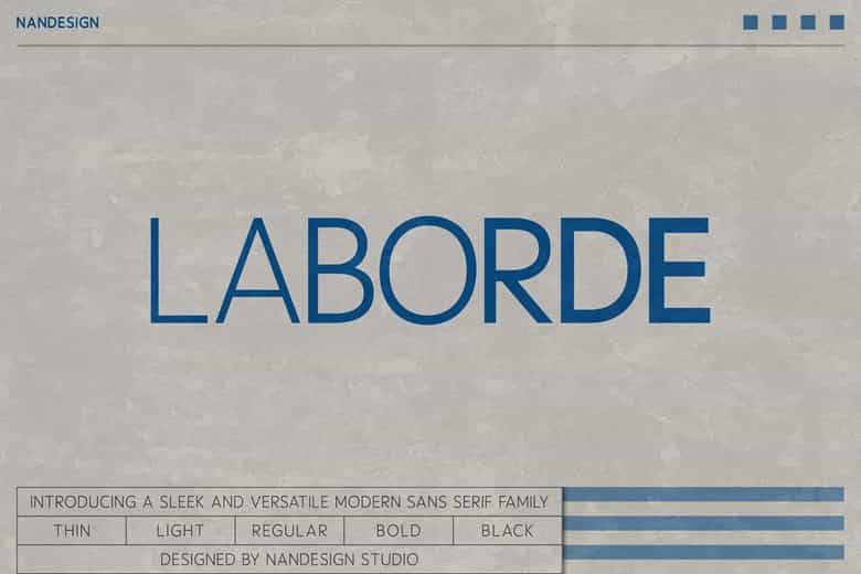 Laborde Font Family Image 1