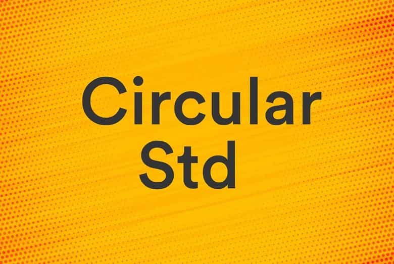 Circular Std Font Image 1