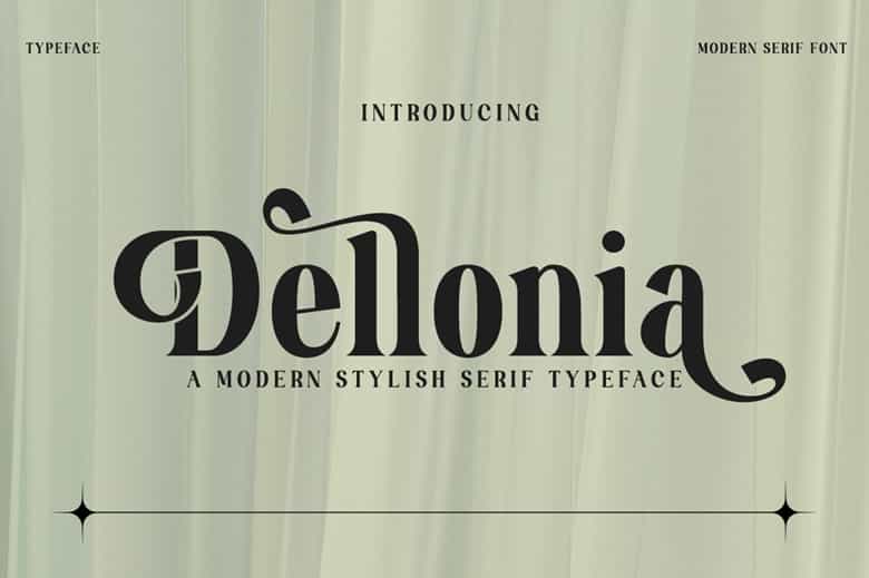 Dellonia Font Image 1