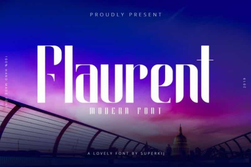 Flaurent Modern Font Image 1
