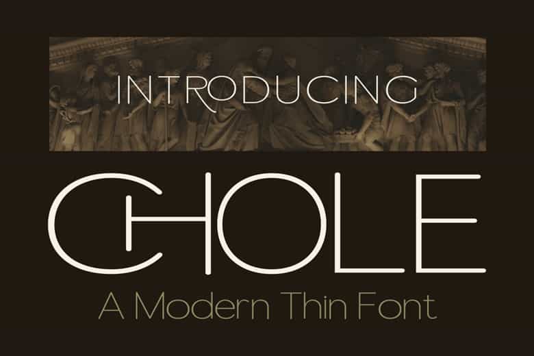 Chole Font Image 1