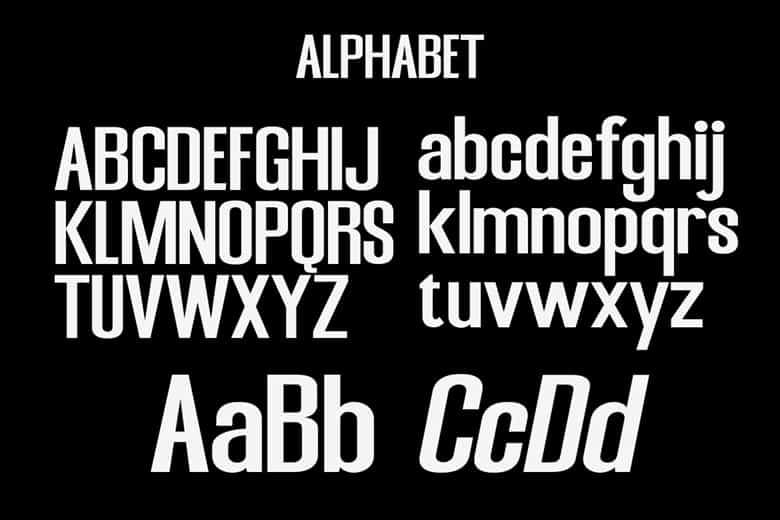 Sanguard Font Image 2