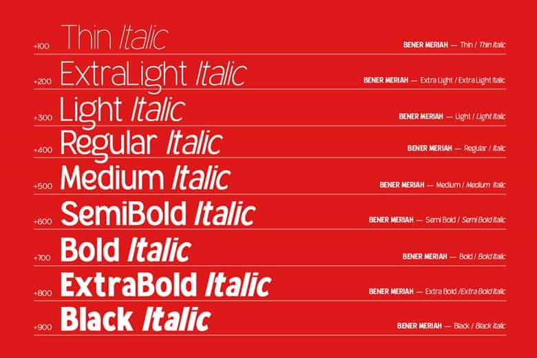 Bener Meriah Font Image 2