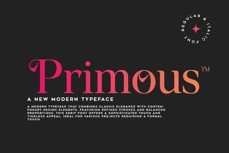 Primous Font Image 1