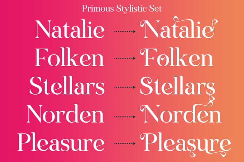 Primous Font Image 2