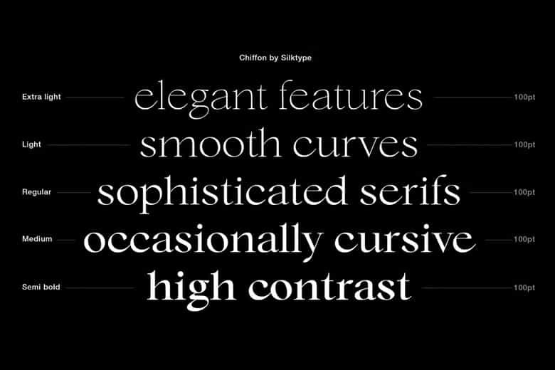 Chiffon Font Family Image 2