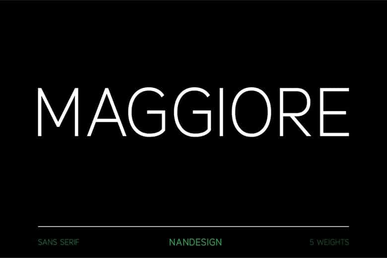 Maggiore Font Family Image 1