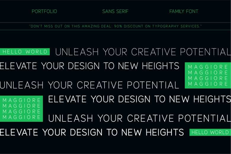 Maggiore Font Family Image 3