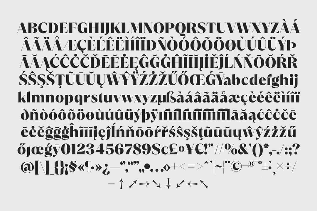 Zerift Font Image 3