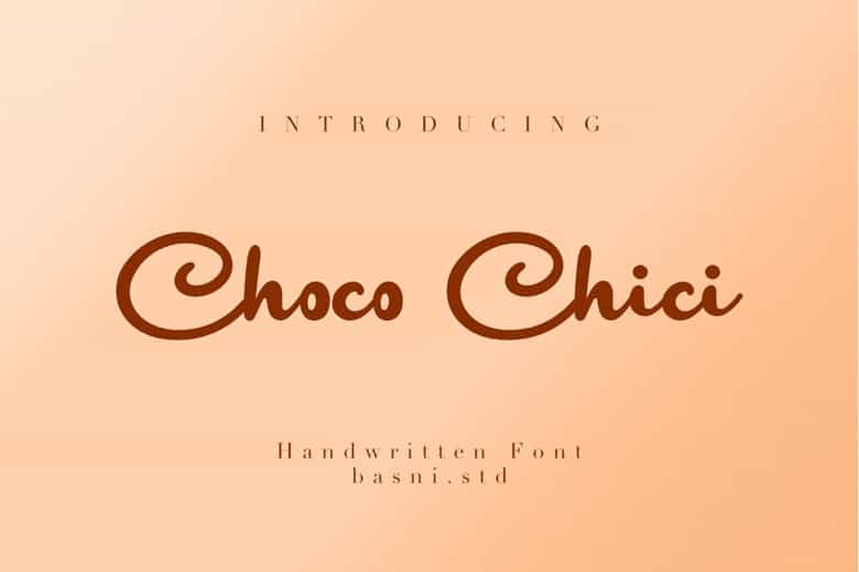 Choco Chici Font Image 1