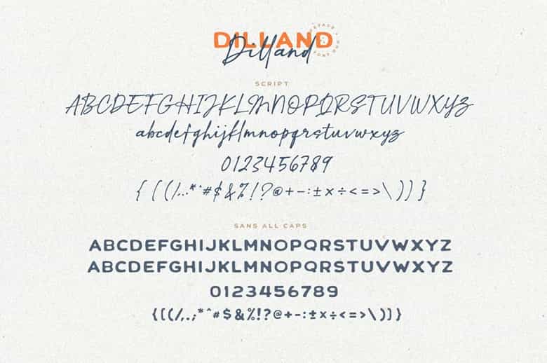 Dilland Font Duo Image 3