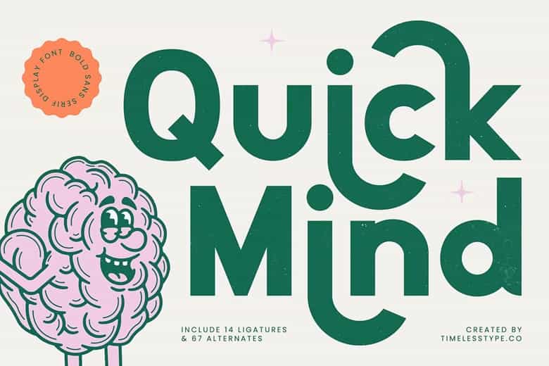Quick Mind Font Image 1
