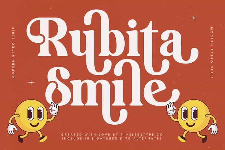 Rubita Smile Font Image 1