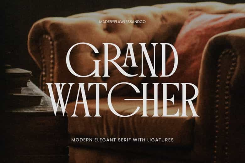 Grand Watcher Font Image 4