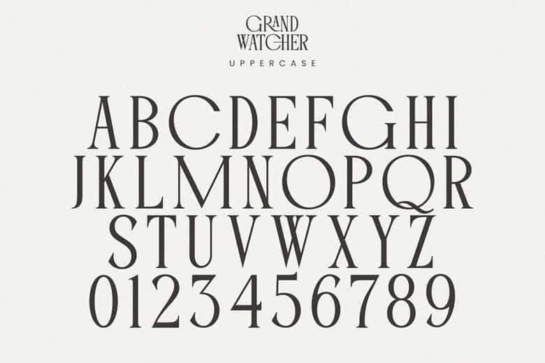 Grand Watcher Font Image 5