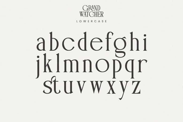 Grand Watcher Font Image 6