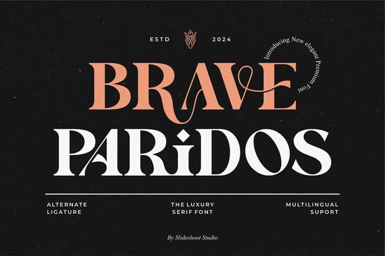 Brave Paridos Font Image 4