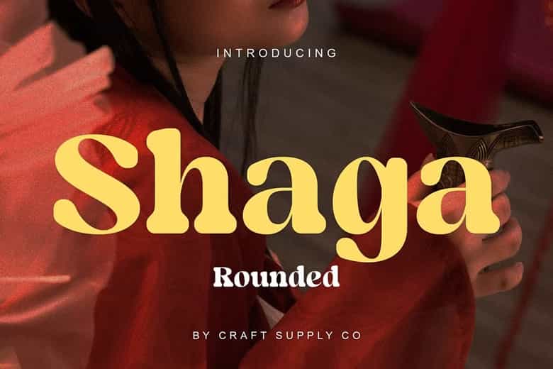 Shaga Rounded Font Image 4