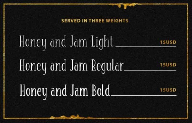 Honey & Jam Font Family Image 2