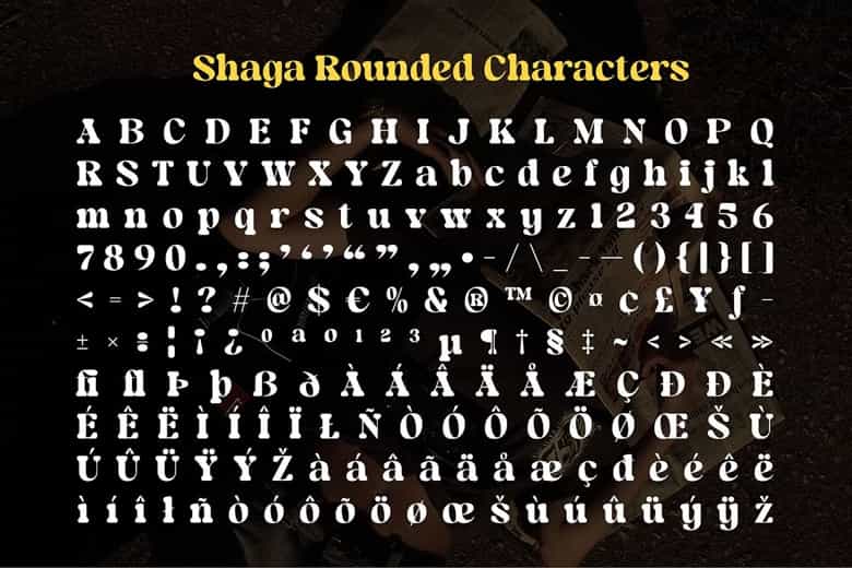 Shaga Rounded Font Image 6