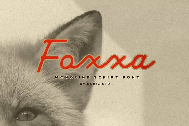 Foxxa Font Image 4
