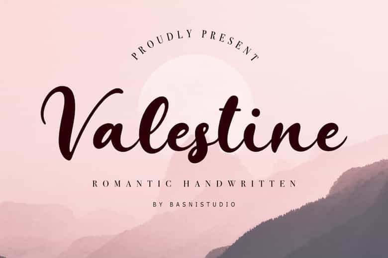 Valestine Font Image 4