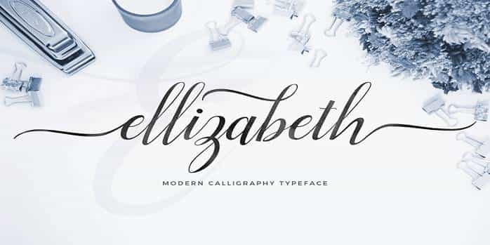 Ellizabeth Font Image 1