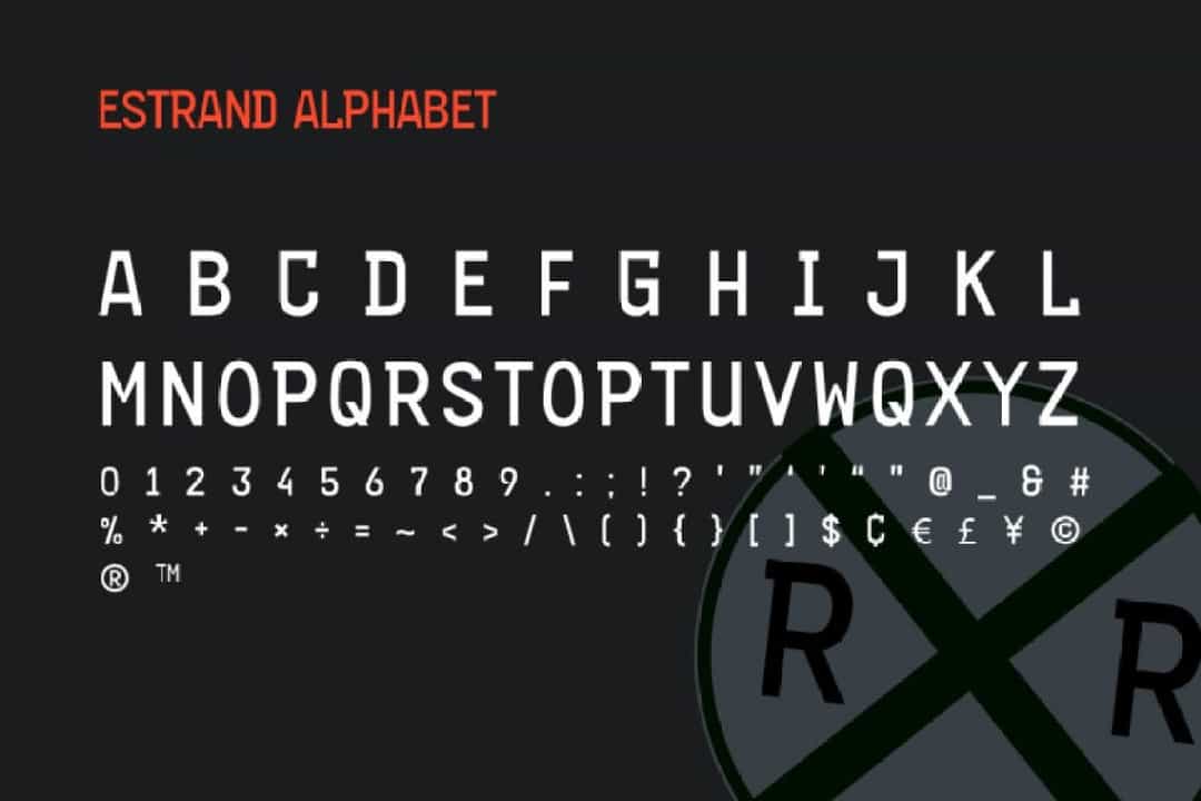 Estrand Font Image 6