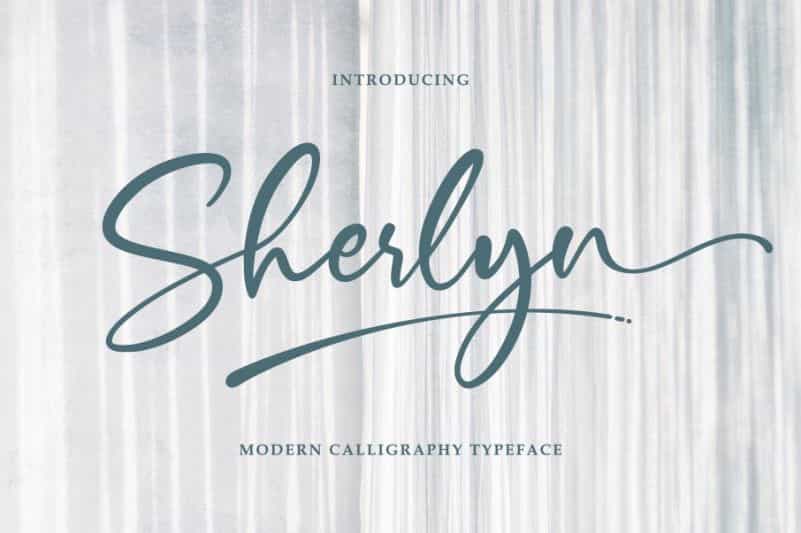 Sherlyn Font Image 1