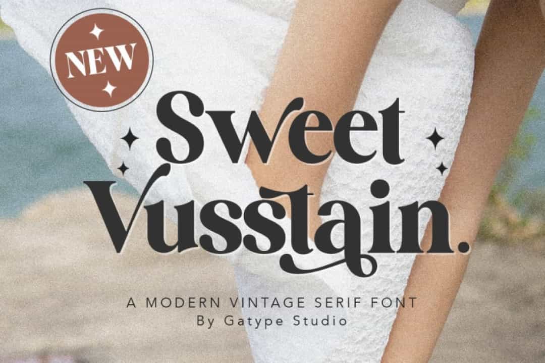 Sweet Vusstain Font Image 4