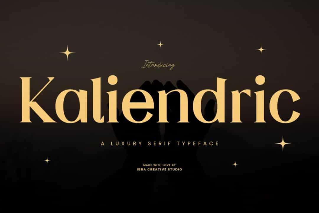 Kaliendric Font Image 4