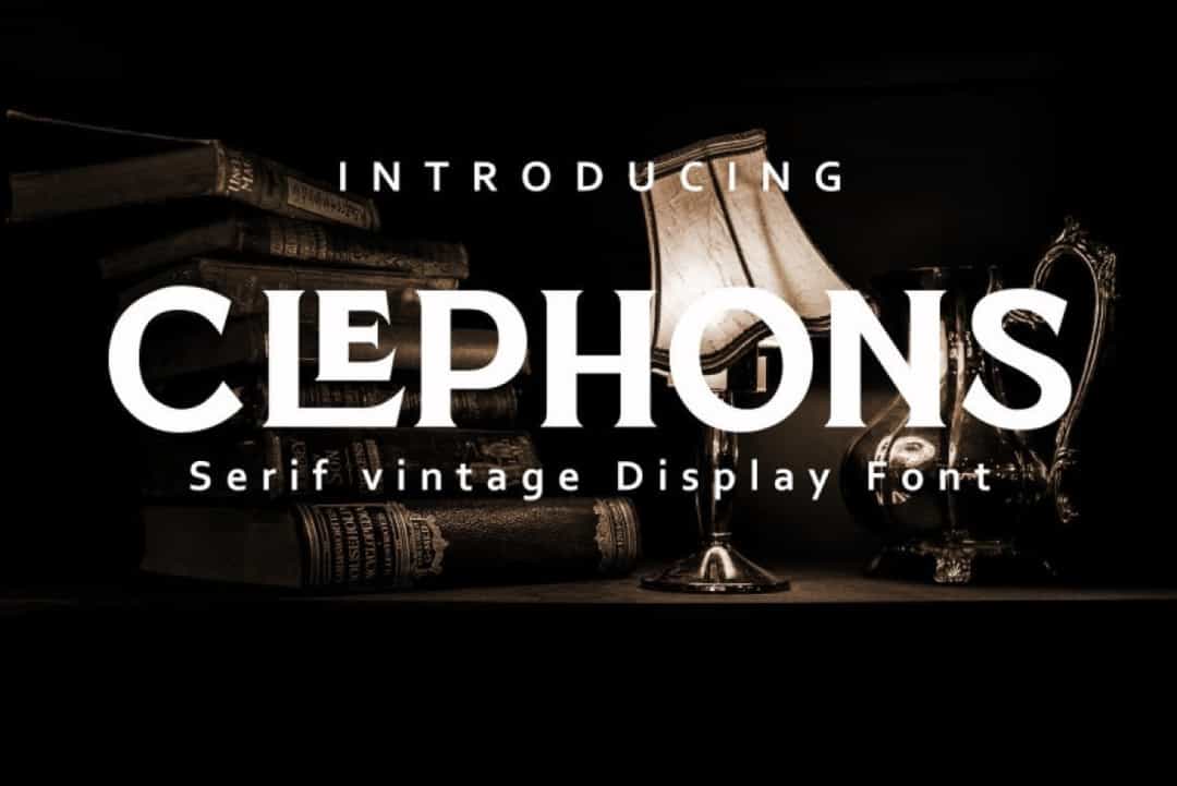 Clephons Font Image 7