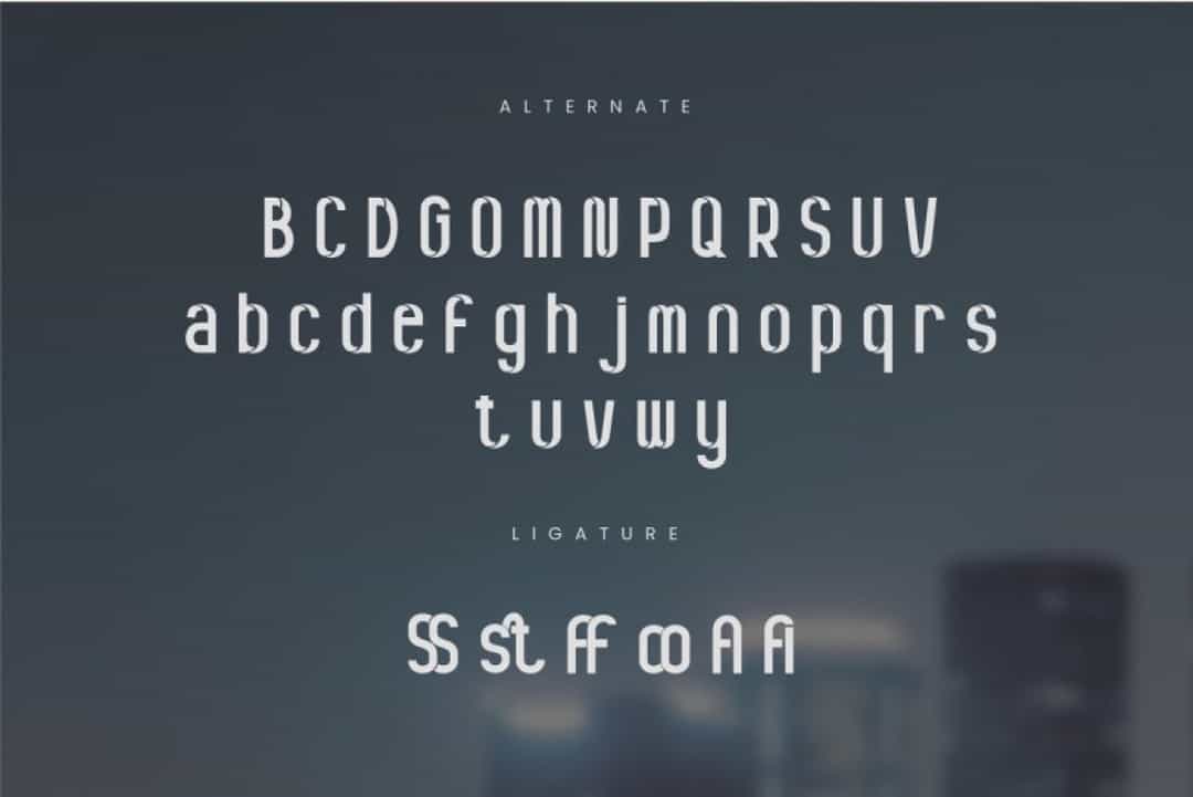 Gussion Font Image 11