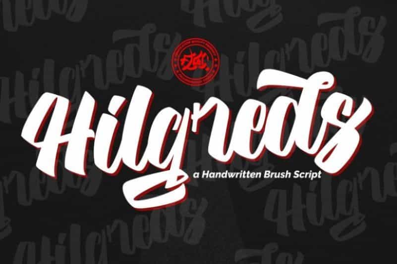 Hilgreds Script Font Image 1