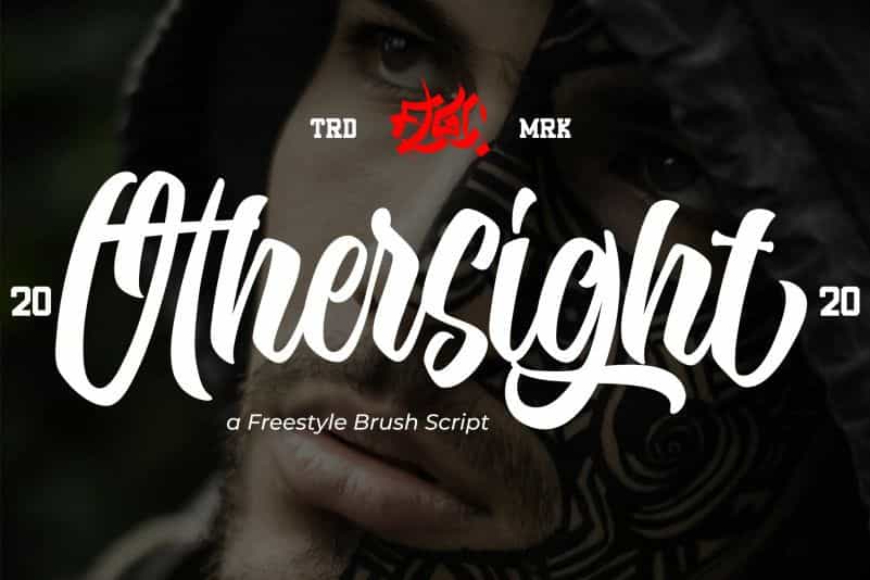 Othersight Script Font Image 1