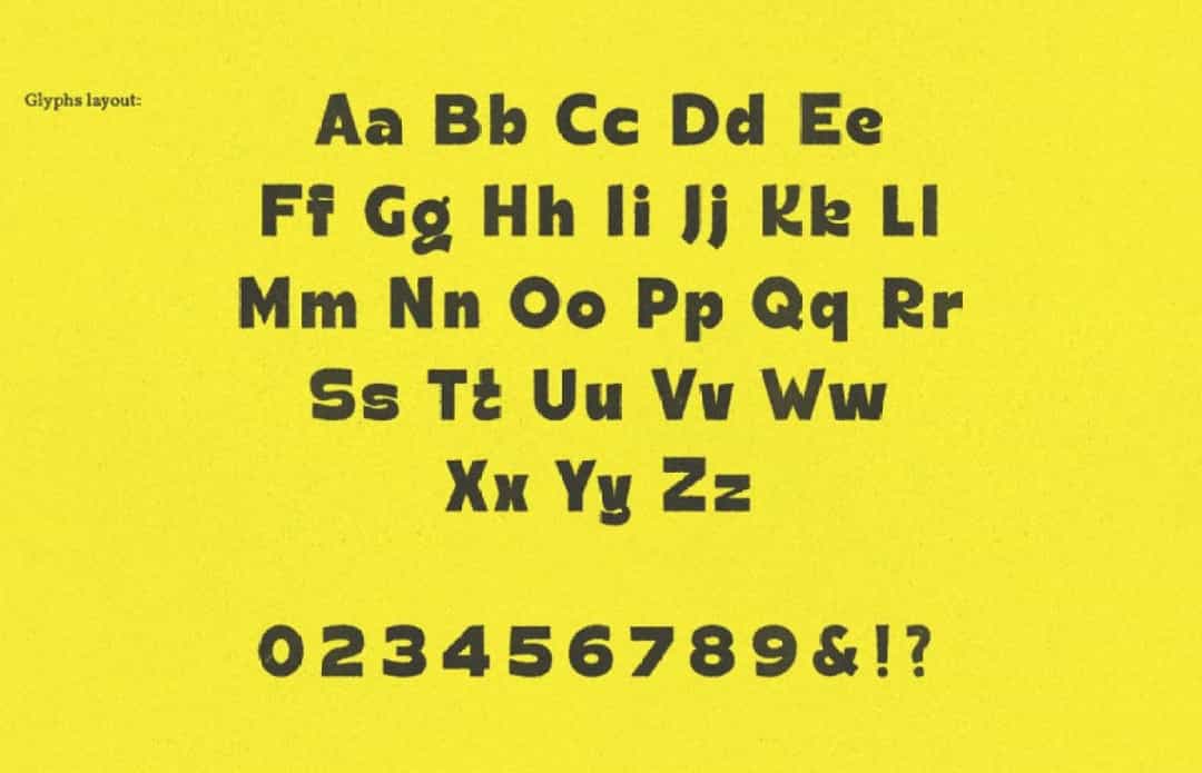 Laneshift Font Image 4