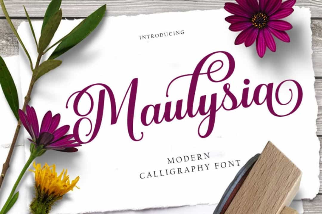 Maulysia Font Image 4