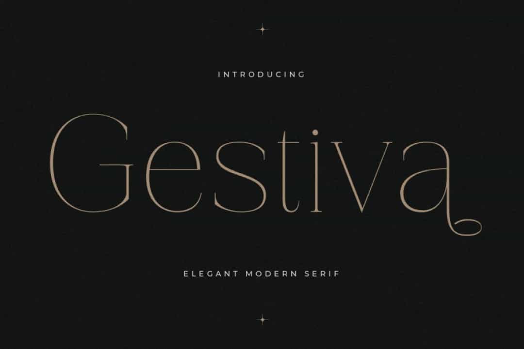 Gestiva Font Image 4