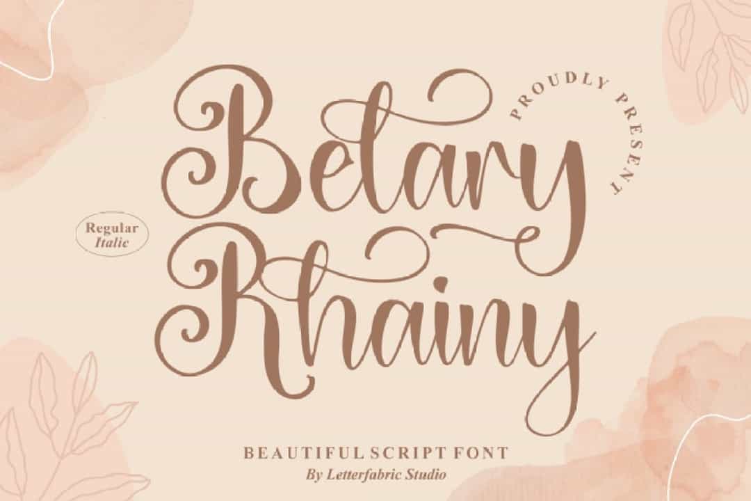 Belary Rhainy Font Image 4