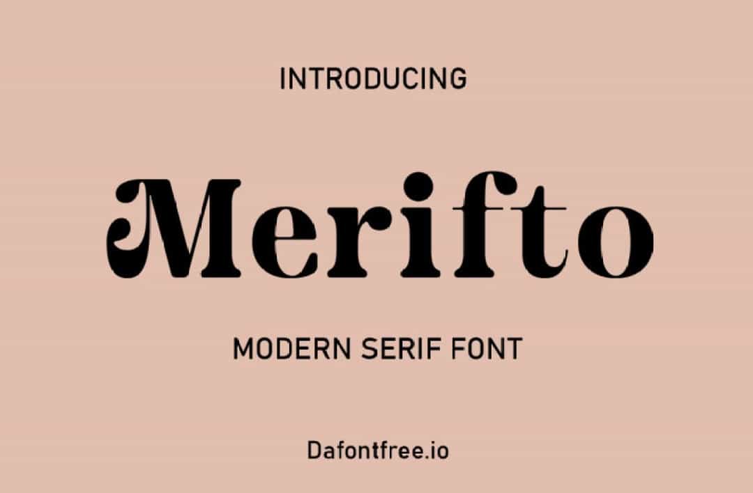 Merifto Font Image 4