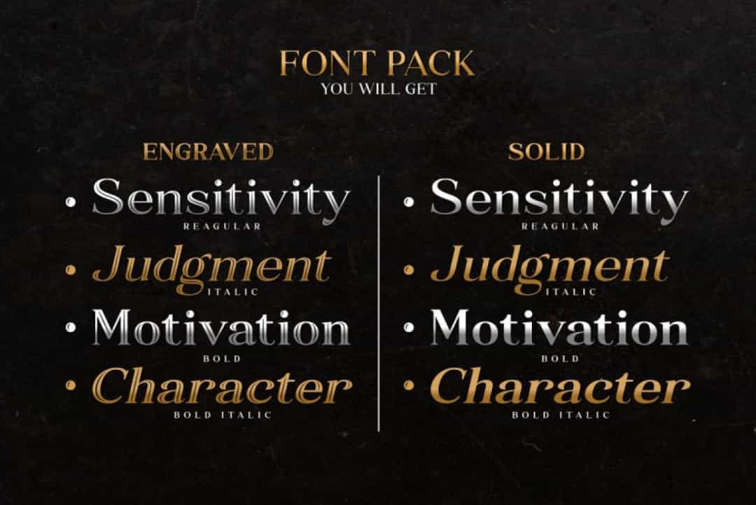 Craved Story Font Image 8