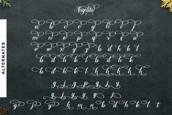 Angelita Script Font Image 4